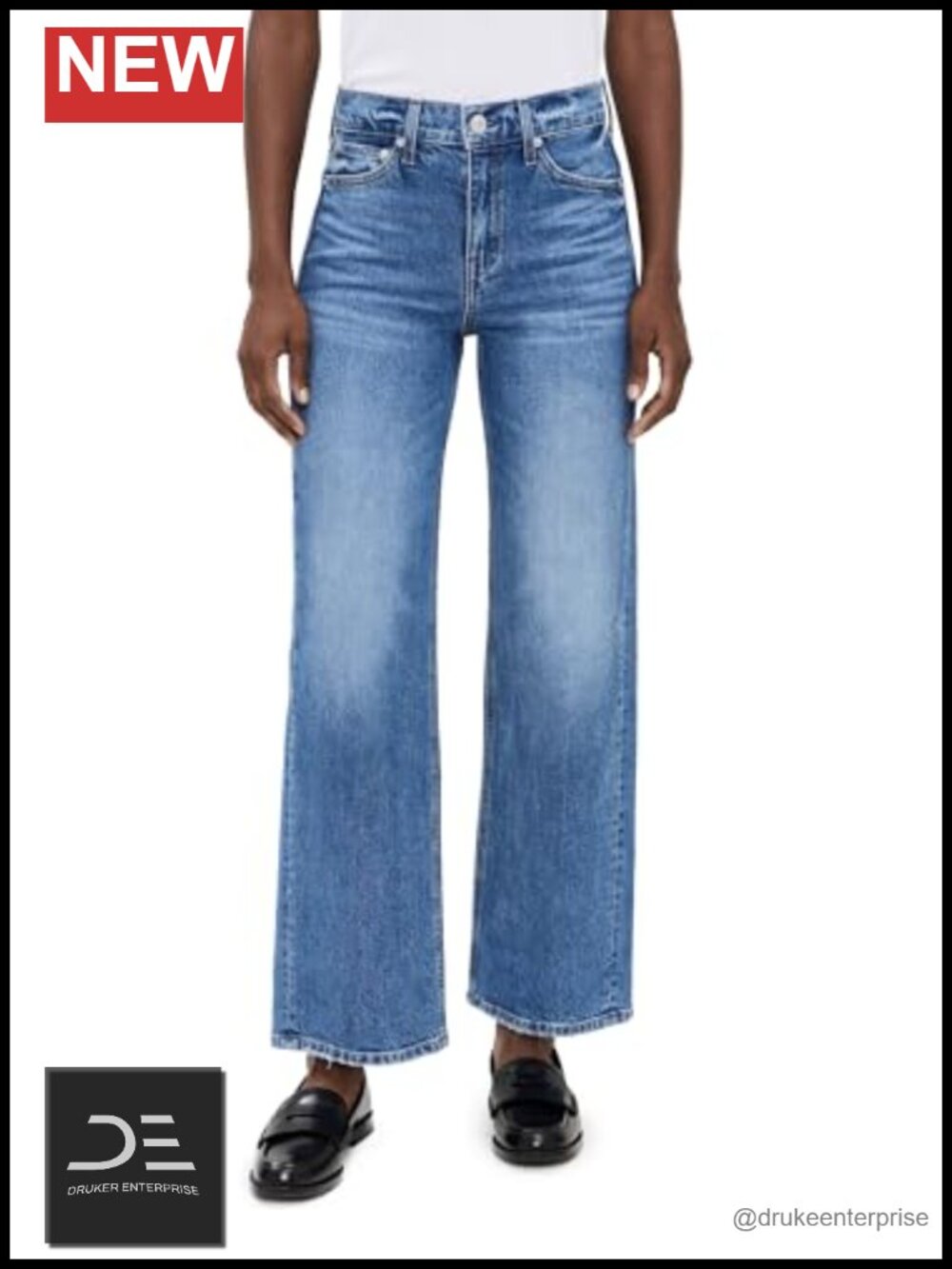 AYR Women's The Secret Sauce Jeans - High Rise Straight Leg Mid-Weight Cotton
